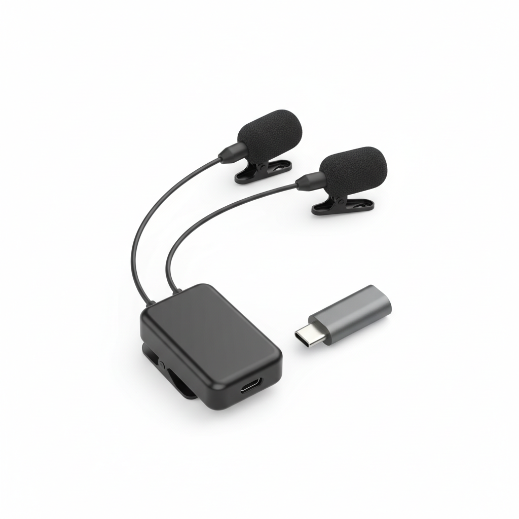 Wireless Collar Microphone One Drag Two Mini