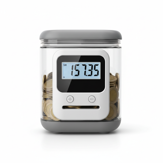 Digital Coin Counter Money Storage Container